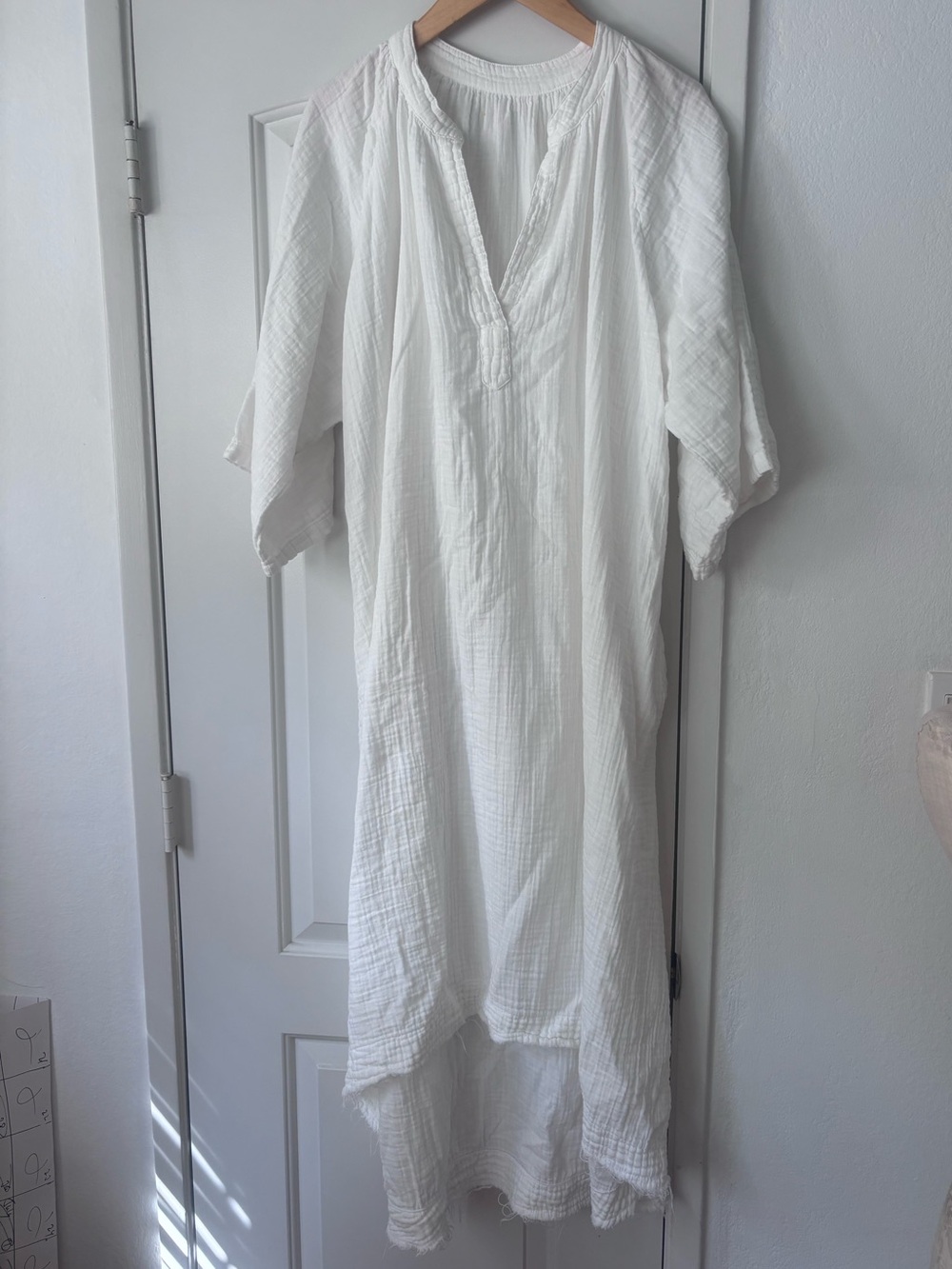 9seed Tunisia caftan white OS